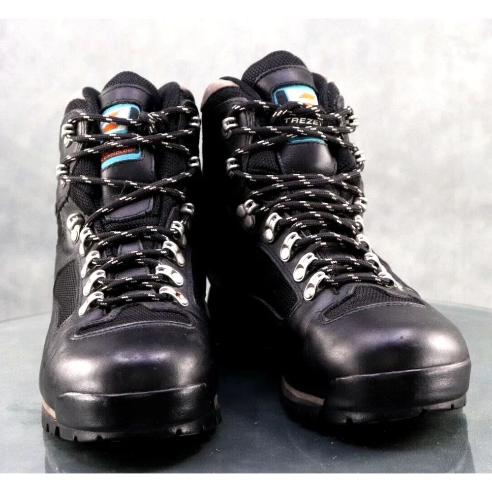 Trezeta Gore Tex Men's Waterproof Hiking Boots Size 8 Leather Black
